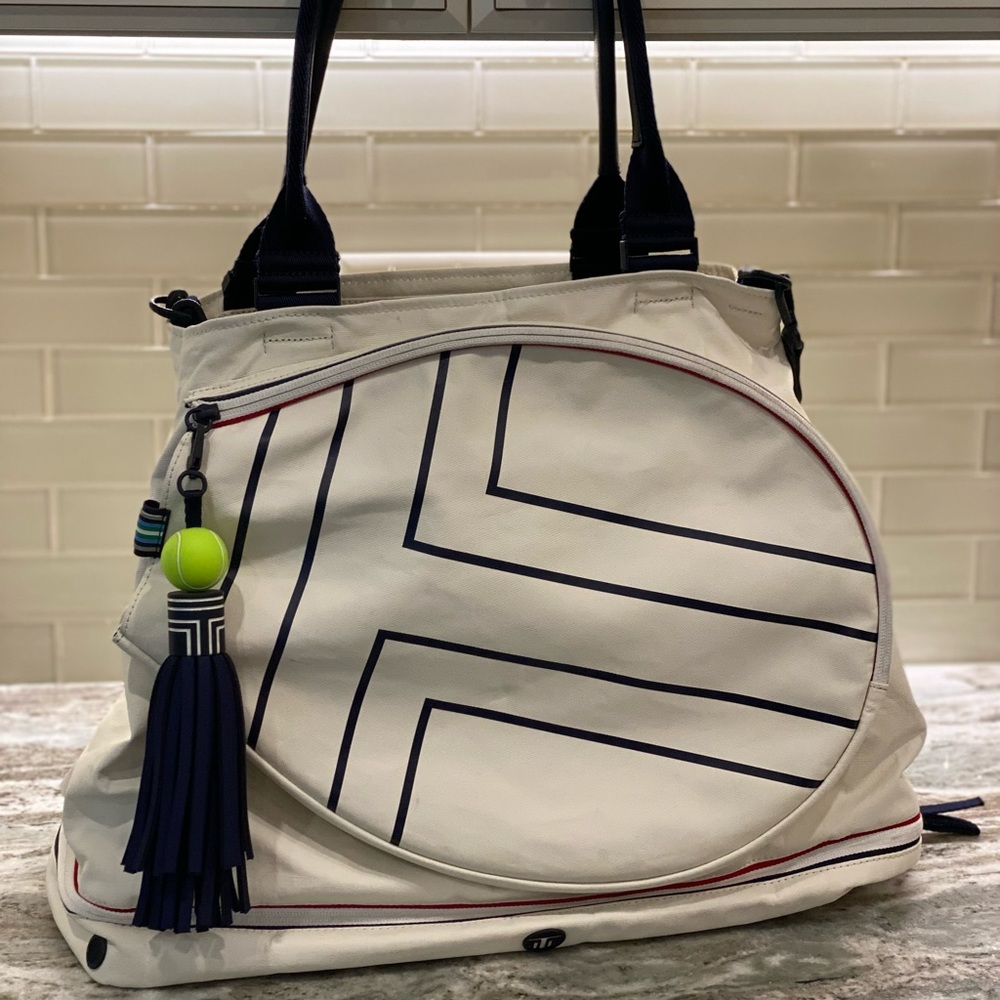 Tory Sport Tennis Coated Racket Tote